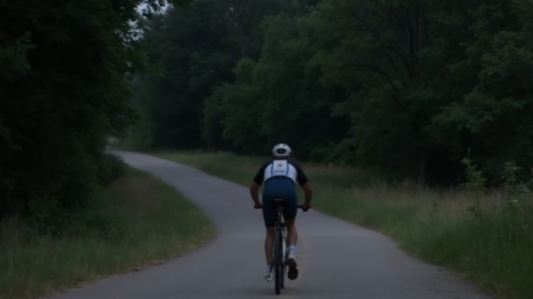 bike race in country side